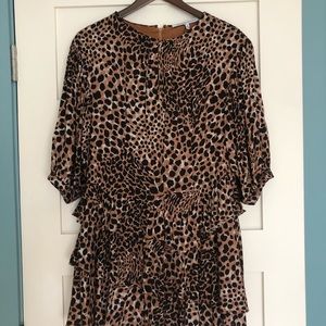 Vici Animal Print Mini Dress